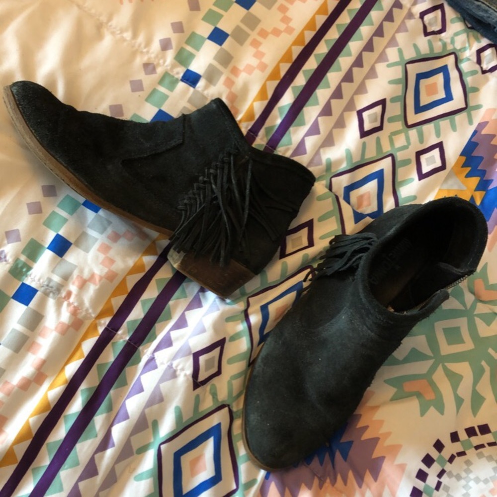 Minnetonka Fringe Boots